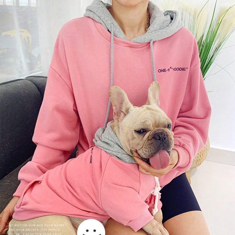 ONE-11 Matching Hoodie for Owner and Pet Dog