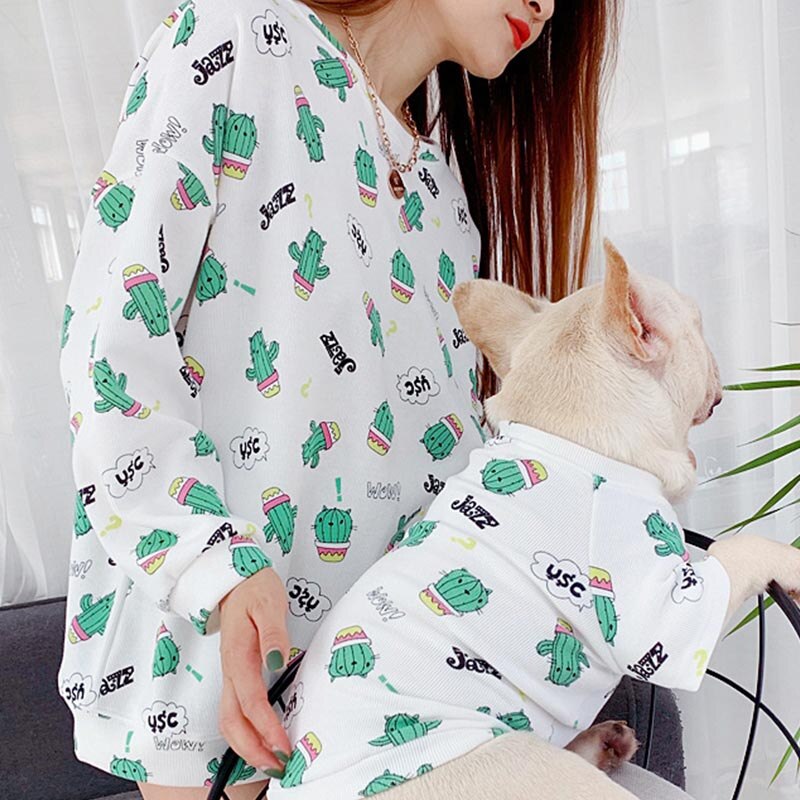 Cool CATus Sweater Matching Tops for Owner and Pet Dog