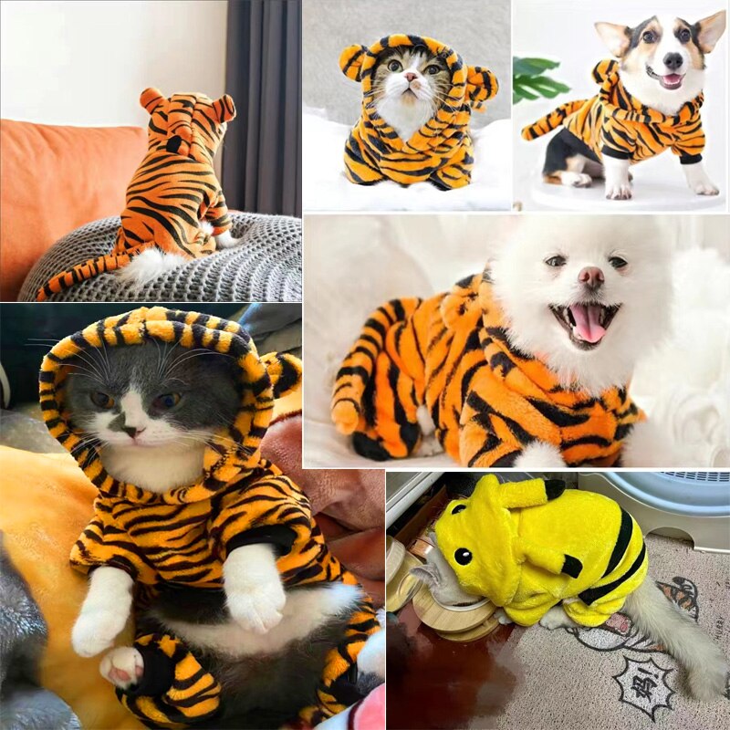 Funny Cartoon Animal Pet Cat Dog Onesie Costumes