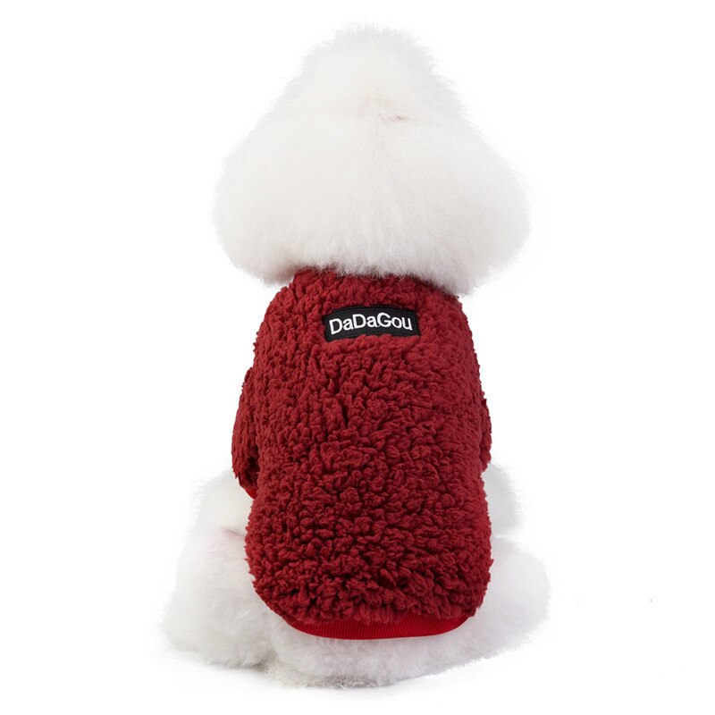 Warm Teddy Fleece Dog Jacket