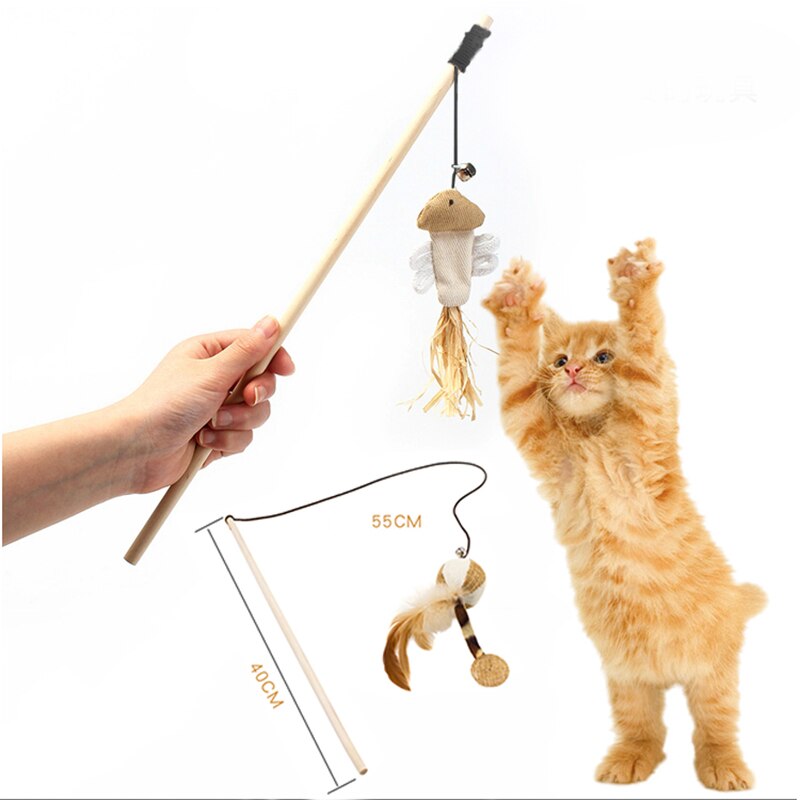 Cat Teaser Stick Toy