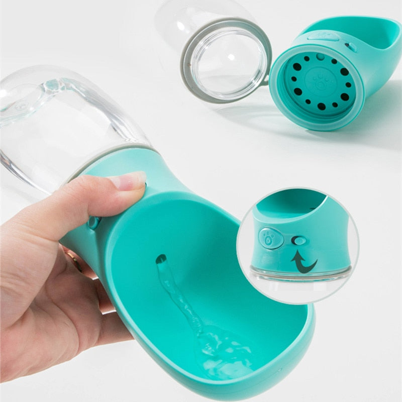 Portable Pet Cat Dog Water Bottle Dispenser