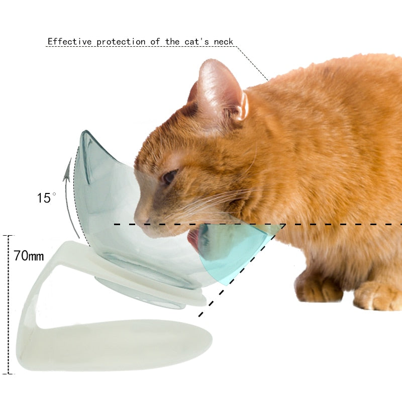 Non-Slip Anti-Vomiting Orthopaedic Cat Dog Bowl