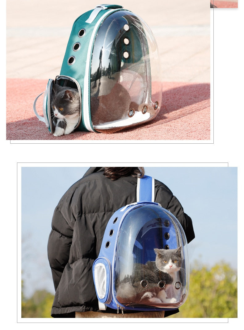 Space Capsule Pet Cat Dog Backpack