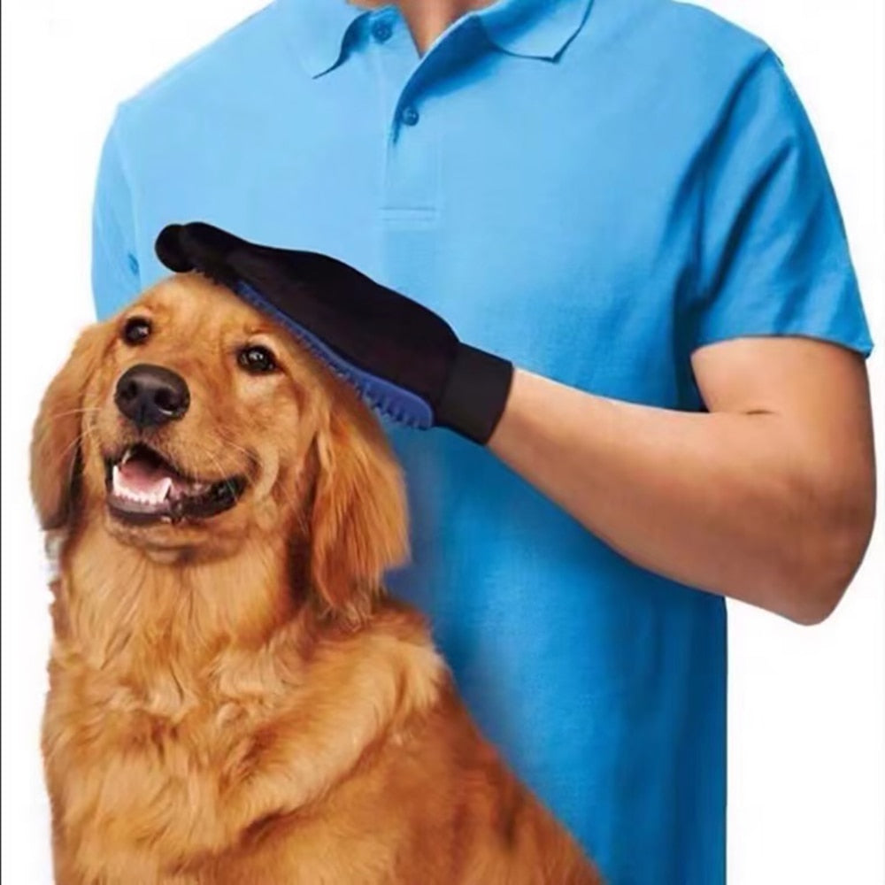 Dog Grooming Glove for deshedding, massage and bath