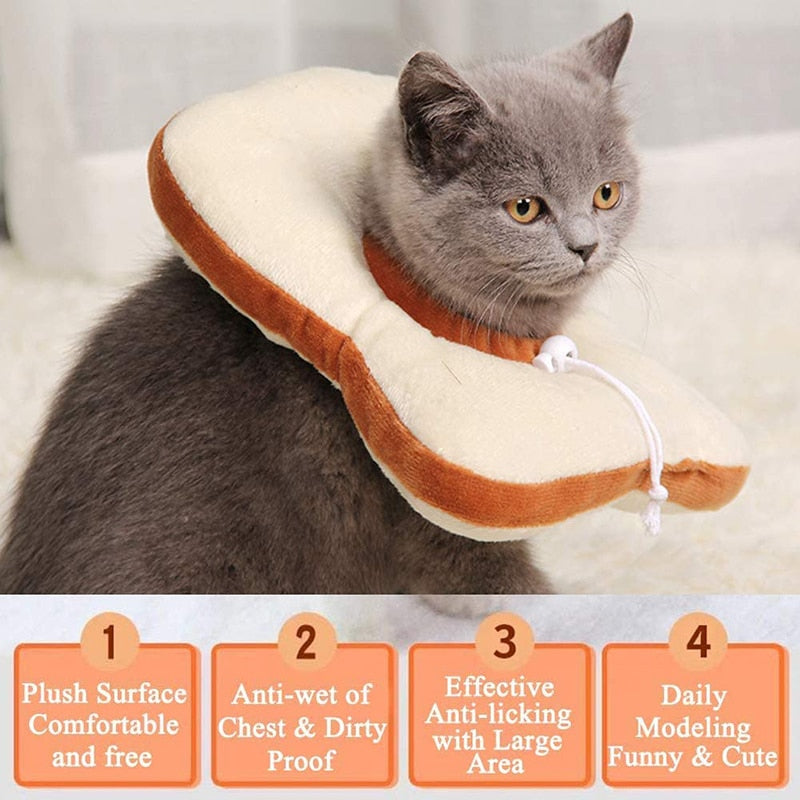 Cute Food Style Recovery Cat Costume Collar