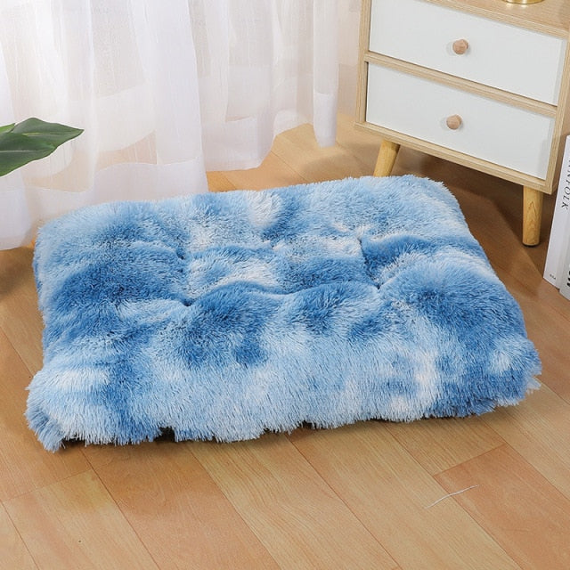 Anti Anxiety Calming Dog Cushion Bed | Thick Warm Plush Cat Bed