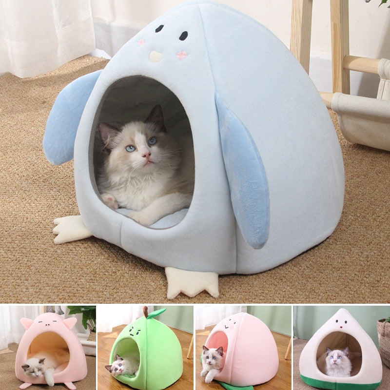 Cute Warm Cat Dog Bed Nest