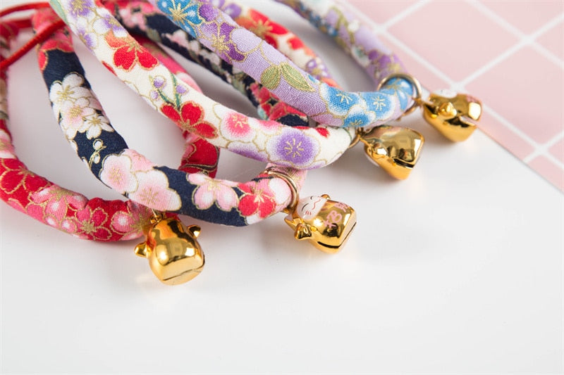 Japanese Style Cat Bell Collar Necklace