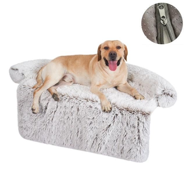 Anti Anxiety Calming Dog Sofa Bed Blanket Furniture Protector | Pet Cat Bed